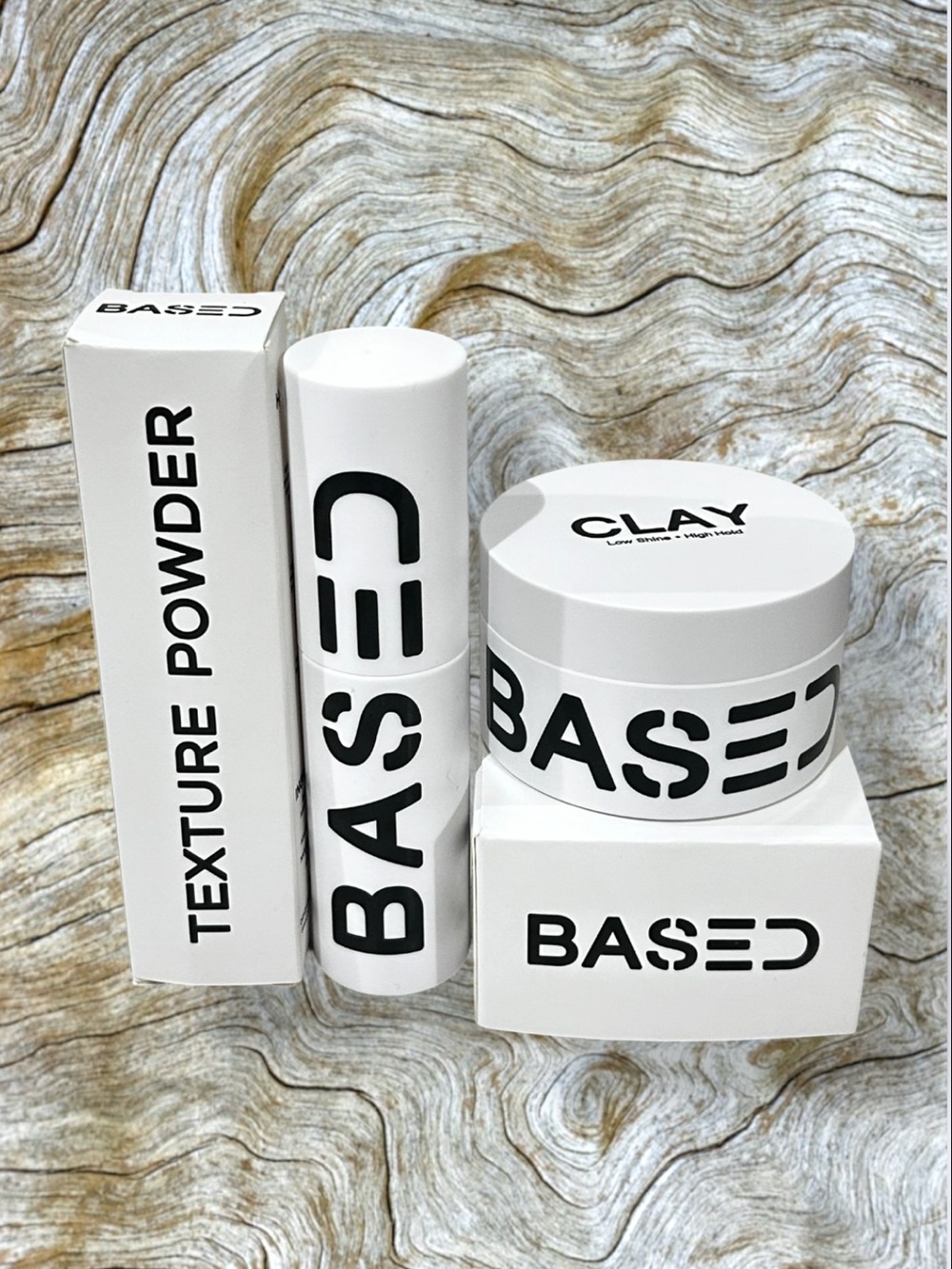 BASED Matte Texture Duo Hair Clay + Powder Volumizing Matte Hold Set NIB - Picture 3 of 11